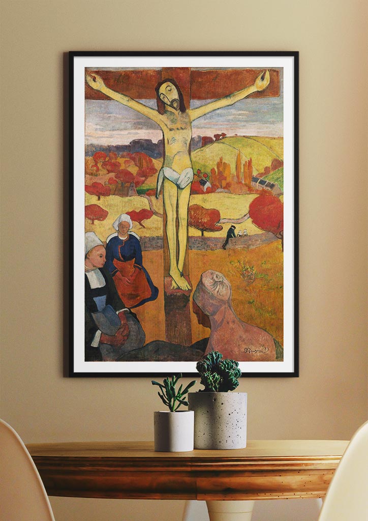 Paul Gauguin Print - The Yellow Christ