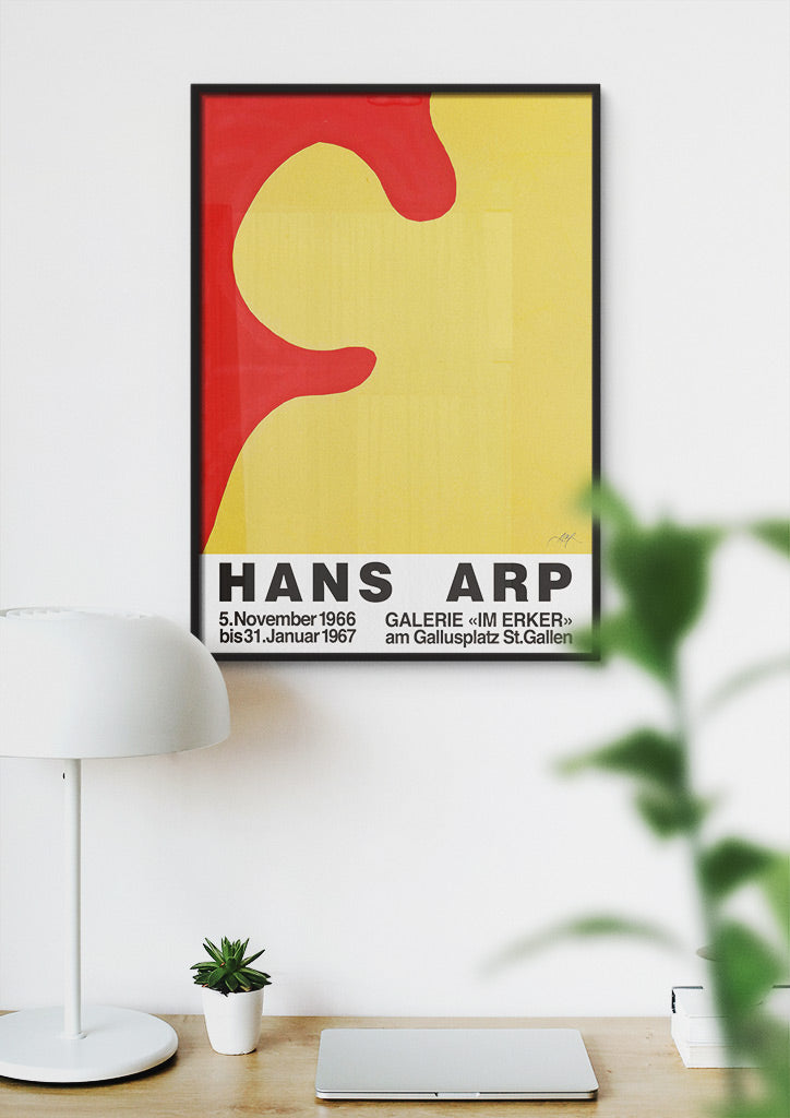 Hans Arp Exhibition Poster