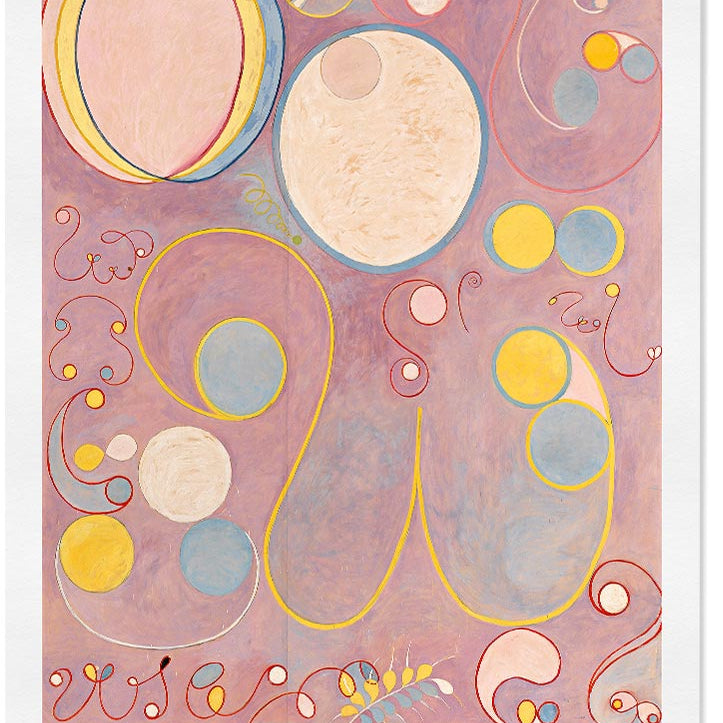 Hilma af Klint Print - The Ten Largest No.8