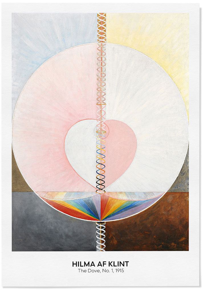 The Dove by Hilma af Klint Exhibition Poster