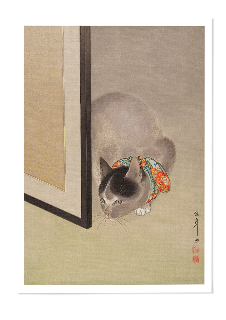 Japanese Cat Art Poster