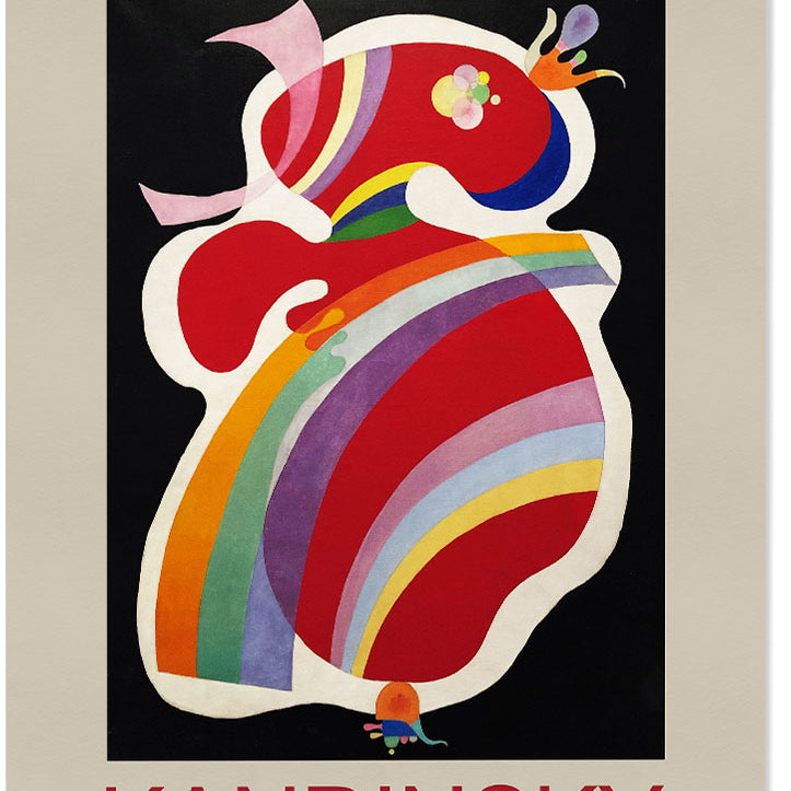 Wassily Kandinsky The Red Form modern art print