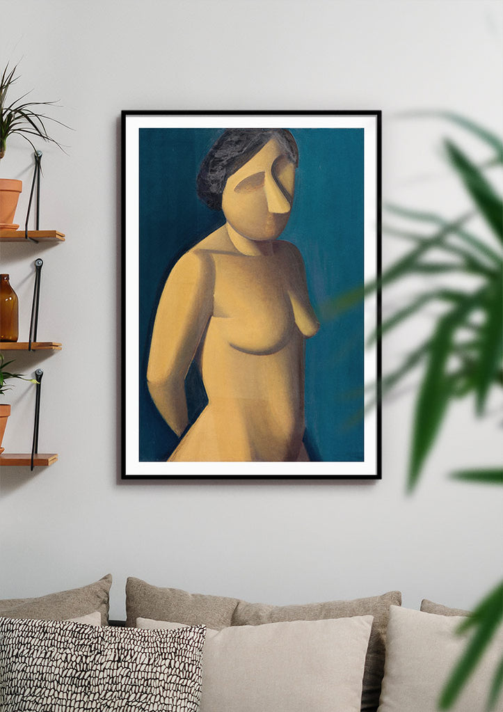 Vilhelm Lundstrom Art Print - Kvindelig Model