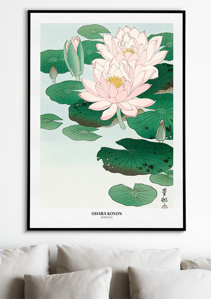 Ohara Koson Art Print - Water Lily