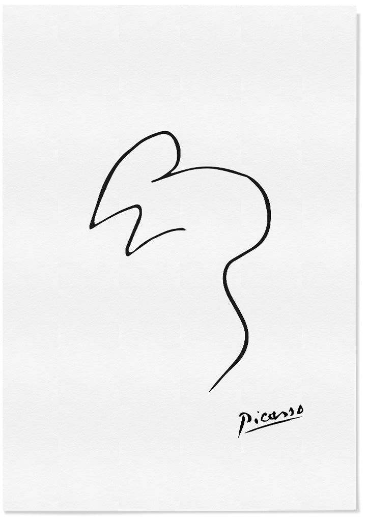 Pablo Picasso Animal Drawing - The Mouse