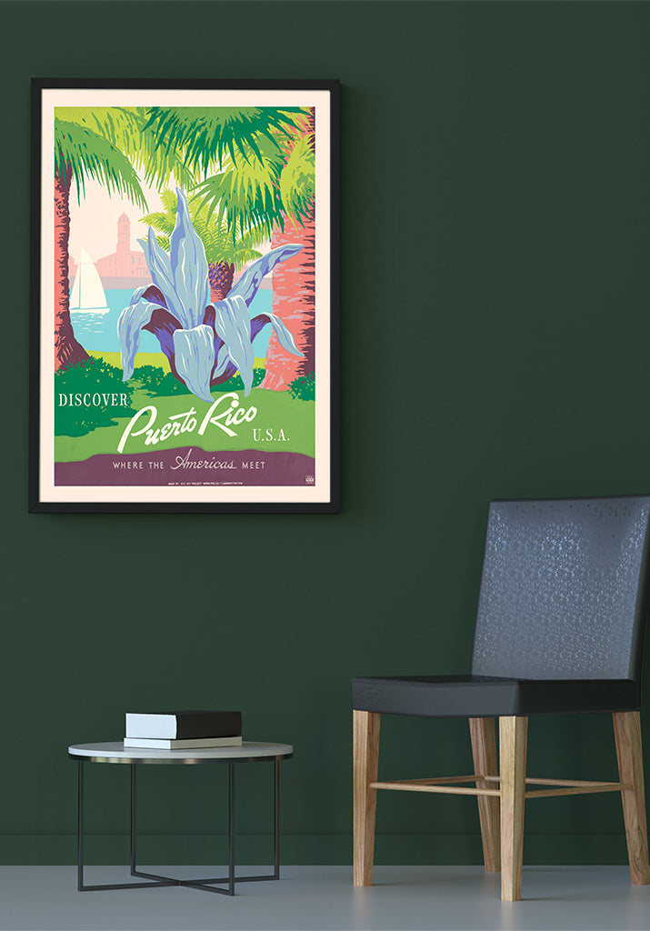 Puerto Rico Travel Poster