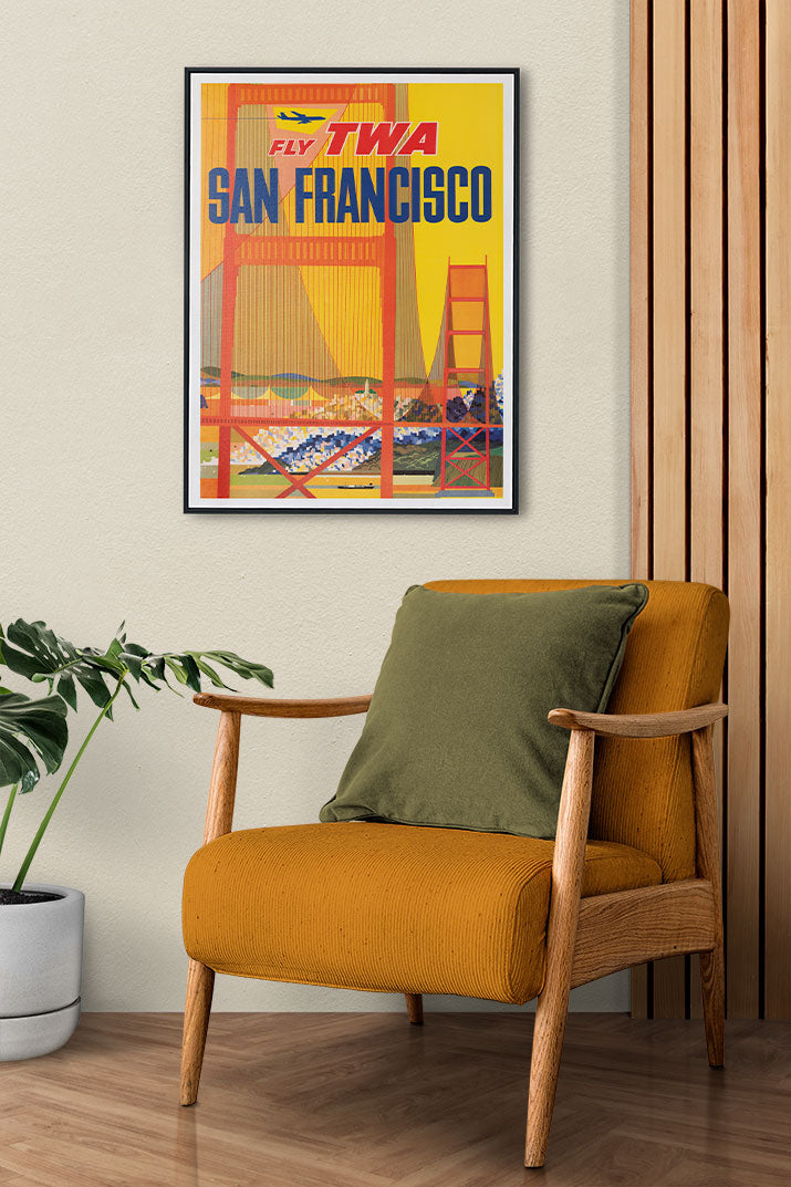 San Francisco California Travel Poster