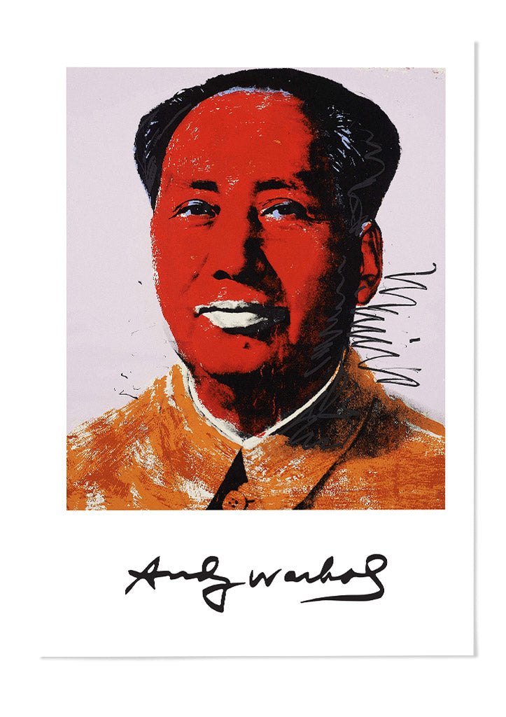 Andy Warhol Art Poster - Portrait of Mao