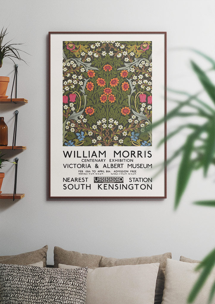 William Morris Exhibition Poster - Blackthorn