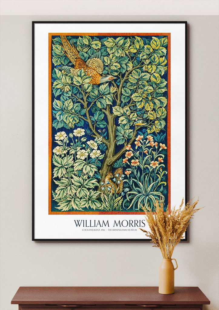 William Morris - Cock Pheasant Poster