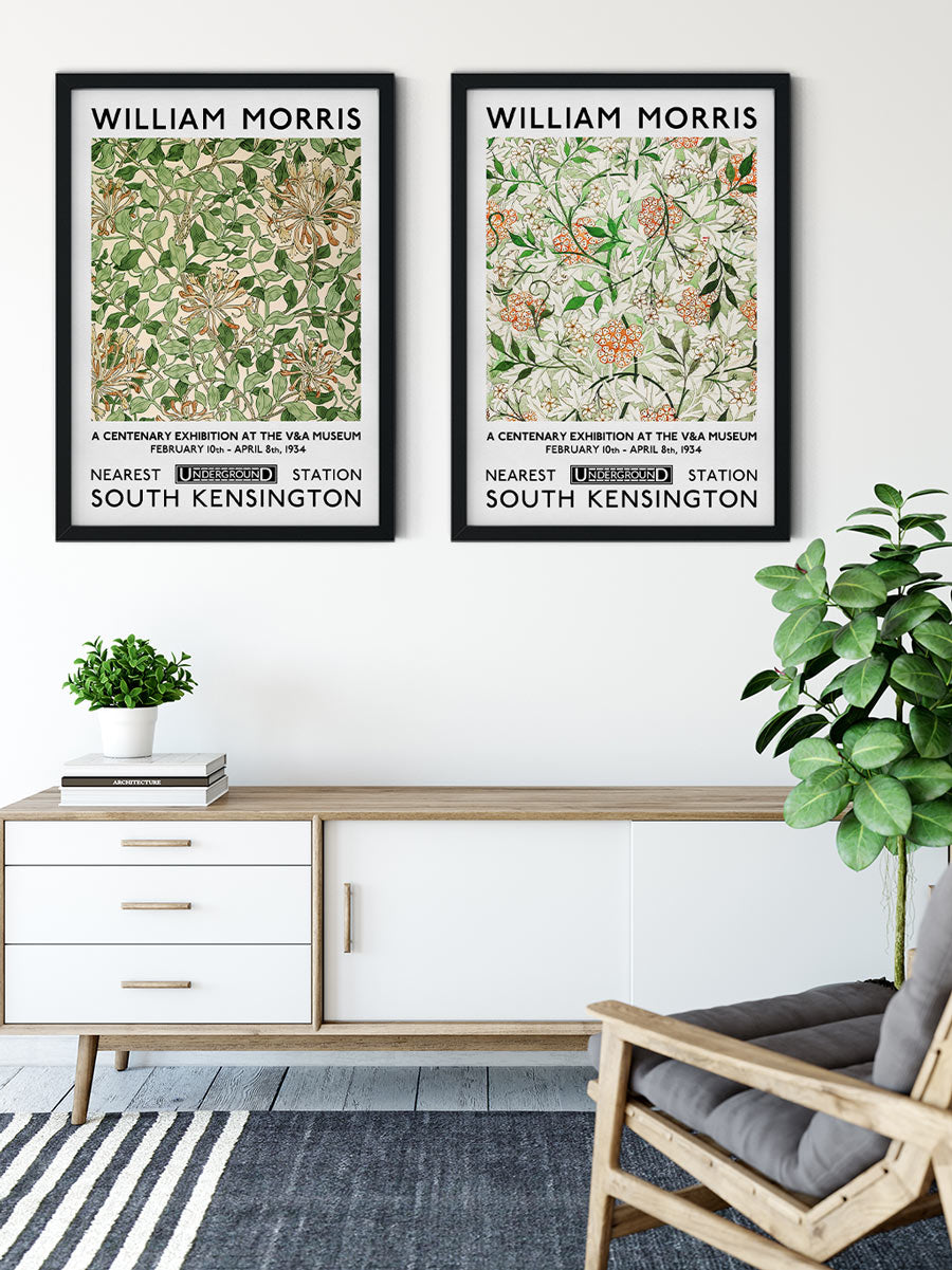 William Morris Print Set - Honeysuckle & Jasmine