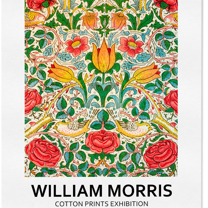 Roses by William Morris Exhibition Poster