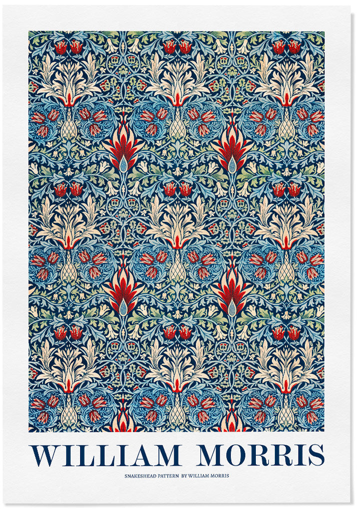 William Morris - Snakeshead Pattern Poster